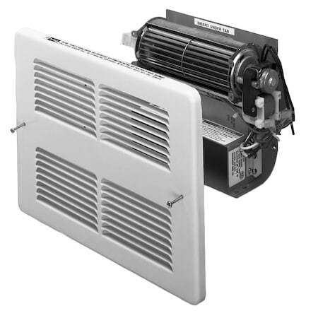 King Electric Whf Wall Heater 208V 1500-750W Int W/High Mount Grill White WHF2015I-HM-W